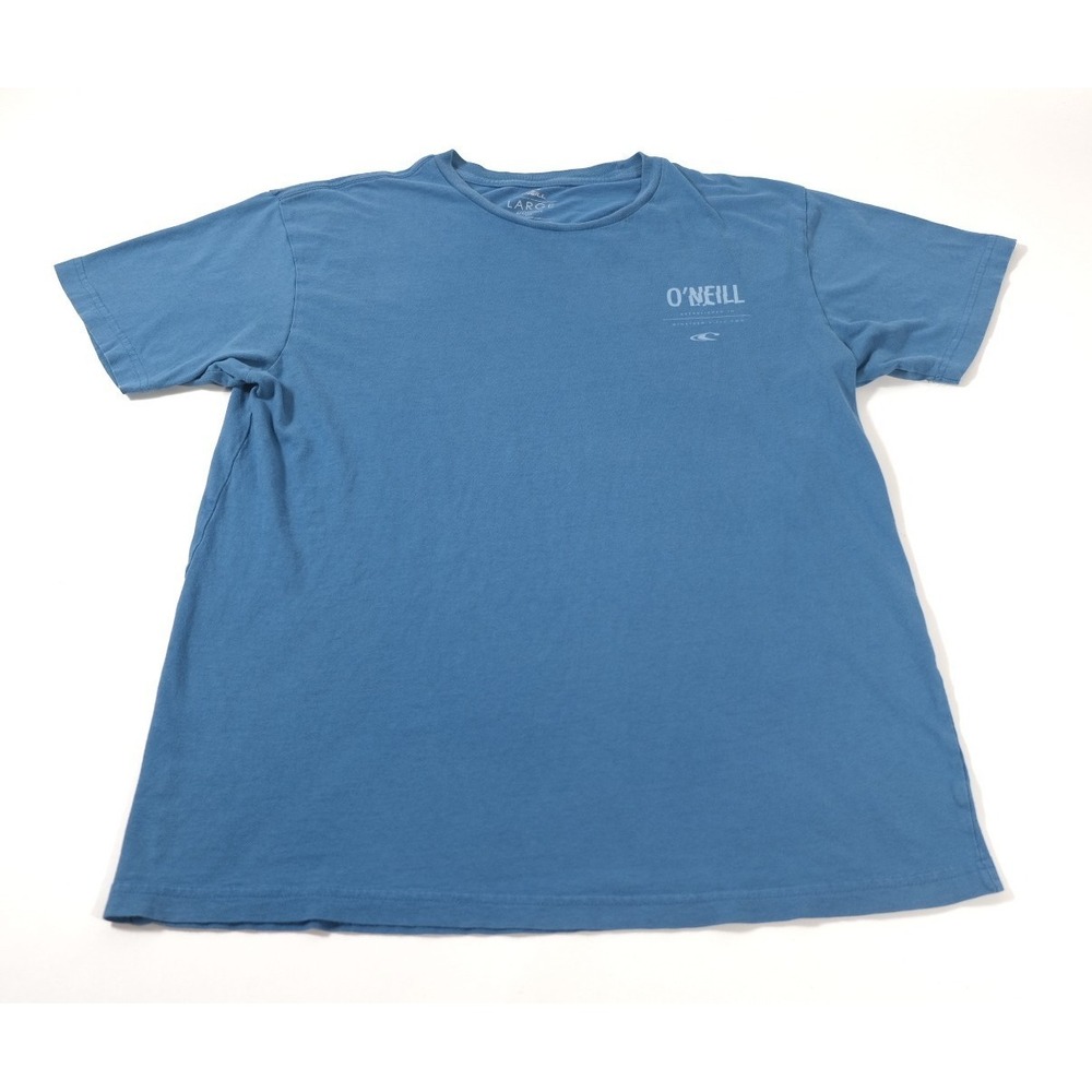 O'Neill T-Shirt Mens Large Blue Graphic Modern Fit Short Sleeve Cotton Surf Tee